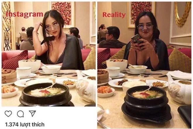 Lại lộ vẻ kém sắc, không được như hình tự đăng của gái xinh Instagram nổi tiếng nhờ body bốc lửa - Ảnh 1. Lại lộ vẻ kém sắc, không được như hình tự đăng của gái xinh Instagram nổi tiếng nhờ body bốc lửa - Ảnh 1.