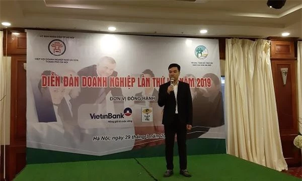 Ông Mạc Quốc Anh phát biểu tại diễn đàn.