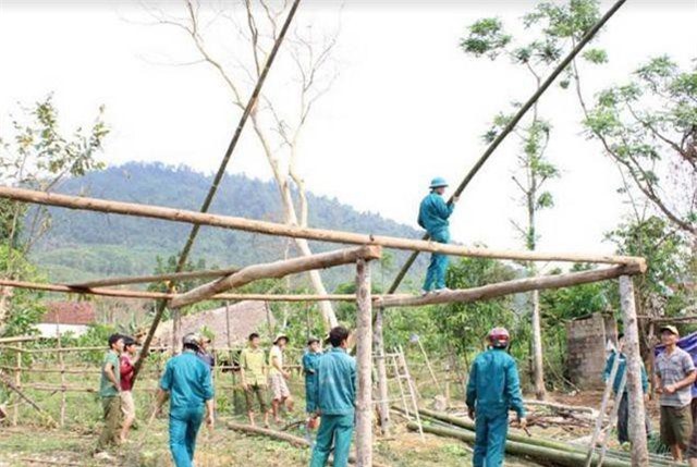 Nghệ An; Mưa lớn kèm lốc xoáy, sạt lở xảy ra trên diện rộng