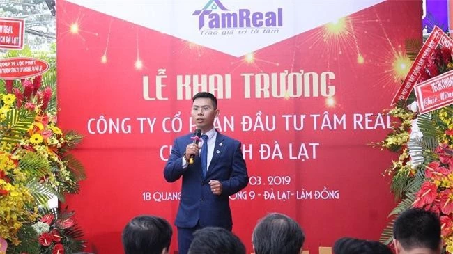 Giám đốc chi nhánh Tâm Real Đà Lạt cam kết sẽ sứ mệnh “Trao giá trị từ Tâm” (Ảnh: VH)