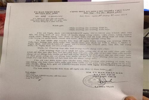 Gần 300 GV Sóc Sơn “kêu cứu” vì có nguy cơ mất việc, lãnh đạo huyện nói gì?