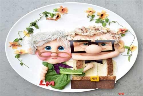 Không dám “đụng đũa” trước những món ăn đẹp như tác phẩm nghệ thuật