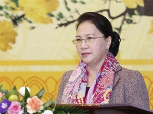 Chủ tịch Quốc hội Nguyễn Thị Kim Ngân gặp gỡ cộng đồng người Việt tại Pháp
