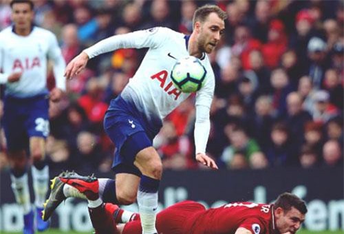 Eriksen cân bằng kỷ lục ấn tượng của Beckham