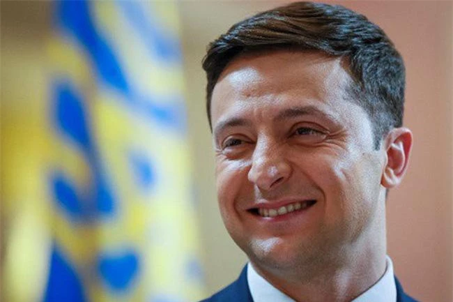 Danh hài, ứng cử viên Vladimir Zelensky. Ảnh: Reuters