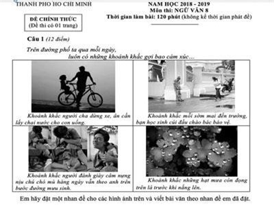 Những hình ảnh "đẹp đẽ" và "đau thương" vào đề Văn của TPHCM