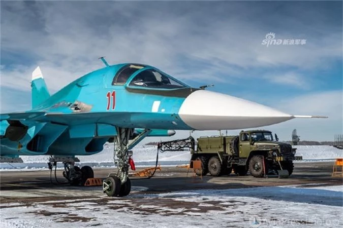 Sukhoi Su-34 mang bom gi trong ngay huan luyen dau nam?