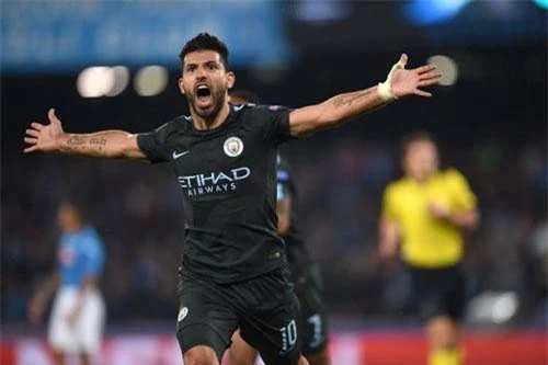 10. Sergio Aguero.