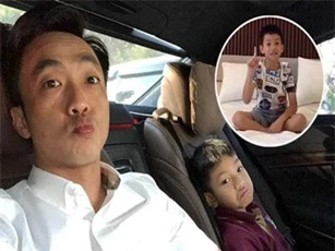 Cường Đô la tự hào khoe clip con trai Subeo mới 9 tuổi đã "bắn" tiếng Anh như gió