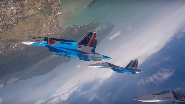 CLIP: Màn nhào lộn mãn nhãn của “hổ mang chúa” Su-30 Nga