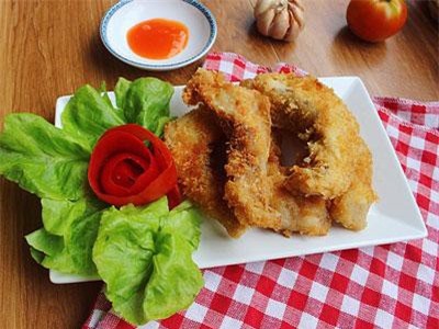 Cách làm cá diêu hồng chiên xù