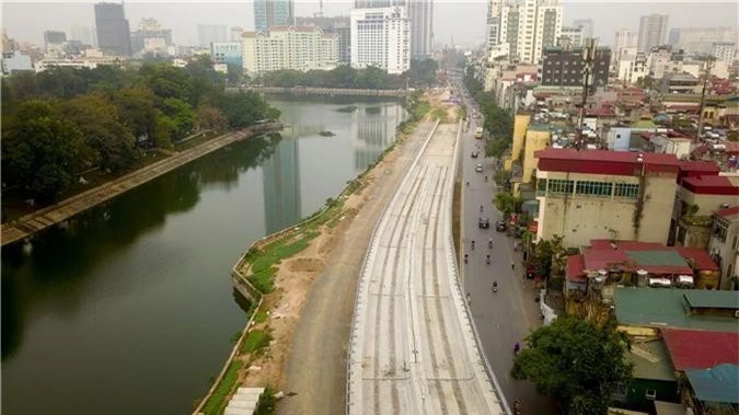Metro Nhổn - ga Hà Nội thành hình đường trên cao xuyên qua phố phường Thủ đô - 15