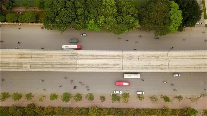 Metro Nhổn - ga Hà Nội thành hình đường trên cao xuyên qua phố phường Thủ đô - 3