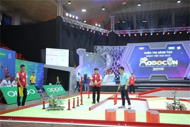 Robocon Việt Nam 2019: Xây dựng bất ngờ vượt qua người anh em Bách khoa - Ảnh 14.