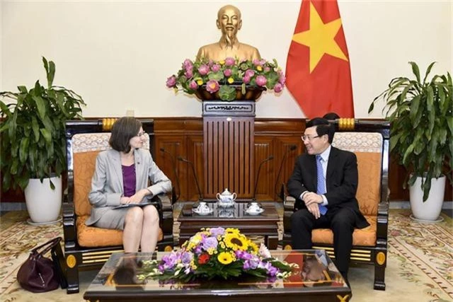 Phó Thủ tướng Phạm Bình Minh tiếp Đại sứ Canada Deborah Paul chào xã giao - Ảnh 2.
