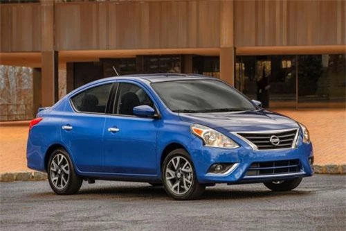 10. Nissan Versa (tỷ lệ bán xe sau 1 năm sử dụng: 8,7%).