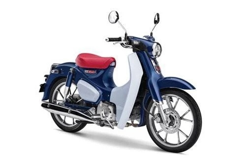 Honda Super Cub C125 màu xanh lam.