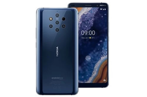 Về thiết kế, Nokia 9 PureView sử dụng khung viền bằng kim loại, 2 bề mặt phủ kính cường lực Corning Gorilla Glass 5. Máy có số đo 155x75x8 mm, cân nặng 172 g. 