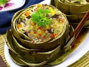 Clip: Bông atiso nhồi đậu hũ hấp đơn giản mà mới lạ