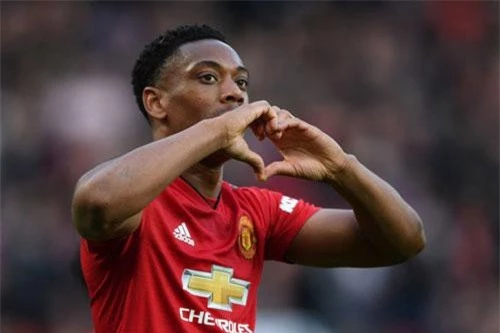 Tiền đạo: Anthony Martial (M.U).