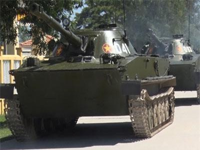 PT-76 Việt Nam xuất hiện pháo lạ, phiên bản mới?