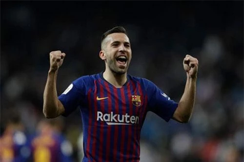 Hậu vệ trái: Jordi Alba (Barcelona).