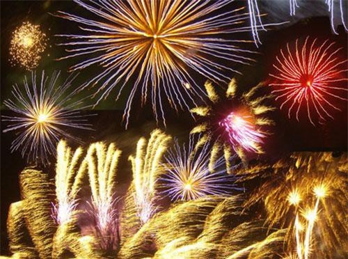 Bắn pháo hoa dịp Giỗ tổ Hùng Vương tại Việt Trì