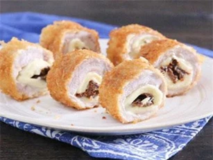Cách làm món thịt cuộn phô mai