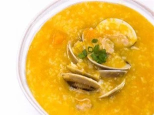 Cách nấu cháo ngao bí đỏ mới không thể ngon hơn