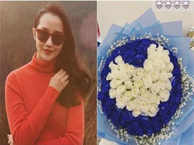 Primmy Trương khoe bó hoa hồng hình trái tim cùng chú thích ẩn ý, phải chăng tình cũ Phan Thành đã có người mới?