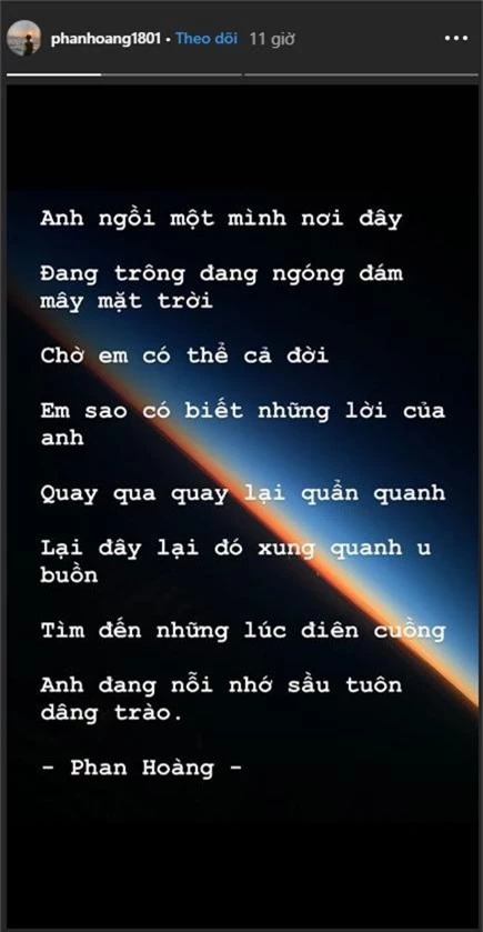 Em trai Phan Thành sáng tác thơ ám chỉ nhớ nhung tình cũ, còn bạn gái vẫn tỉnh bơ ăn diện, đi chơi - Ảnh 2.