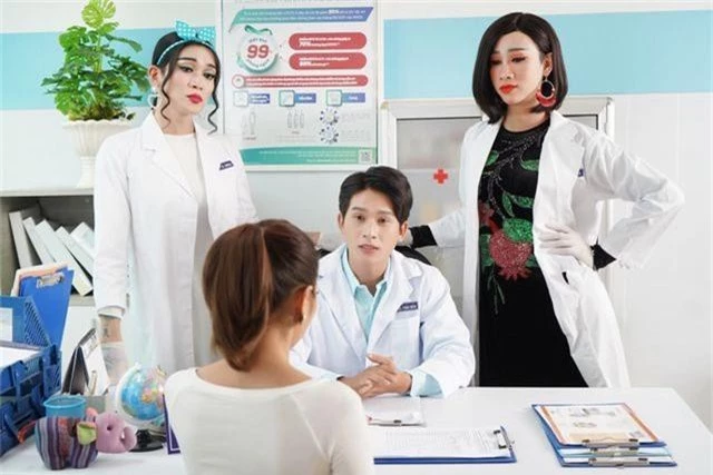 Y tá BB Trần và Hải Triều khuấy động phòng khám trong phim hài mới - 3