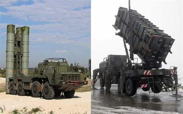 Hệ thống phòng không S-400 của Nga (trái) và đối thủ 