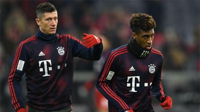 Lewandowski và Coman lao vào đánh nhau trên sân tập