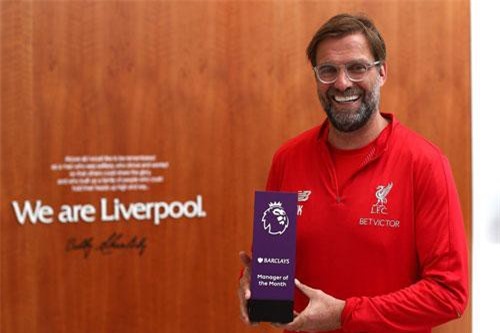 Klopp là HLV xuất sắc nhất Premier League tháng 3