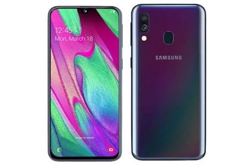 Viên pin của Galaxy A40 có dung lượng 3.100 mAh, tích hợp sạc nhanh với nguồn ra 15W.