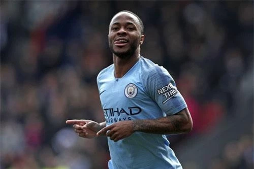 Tiền vệ phải: Raheem Sterling (Man City).