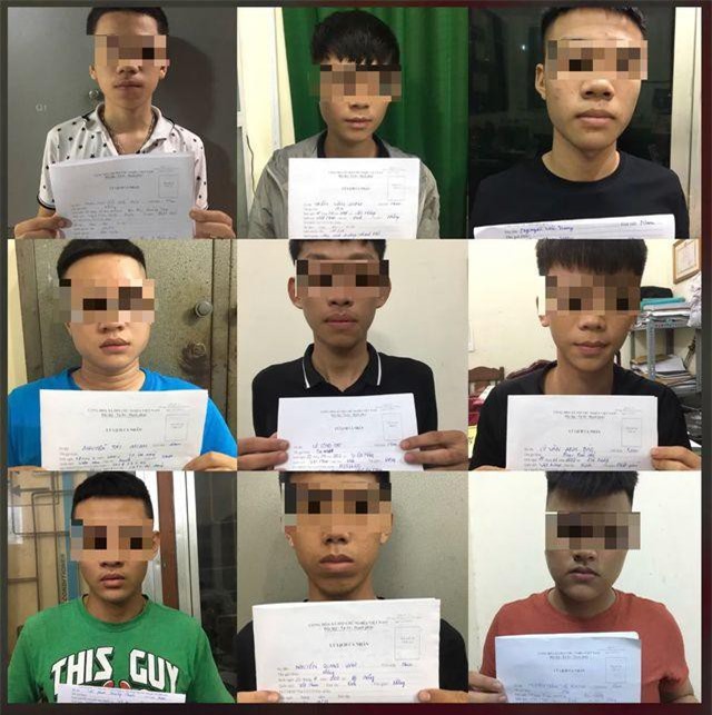 Đà Nẵng: Bắt 9 côn đồ nhí nghi chém người dã man bằng dao mổ lợn