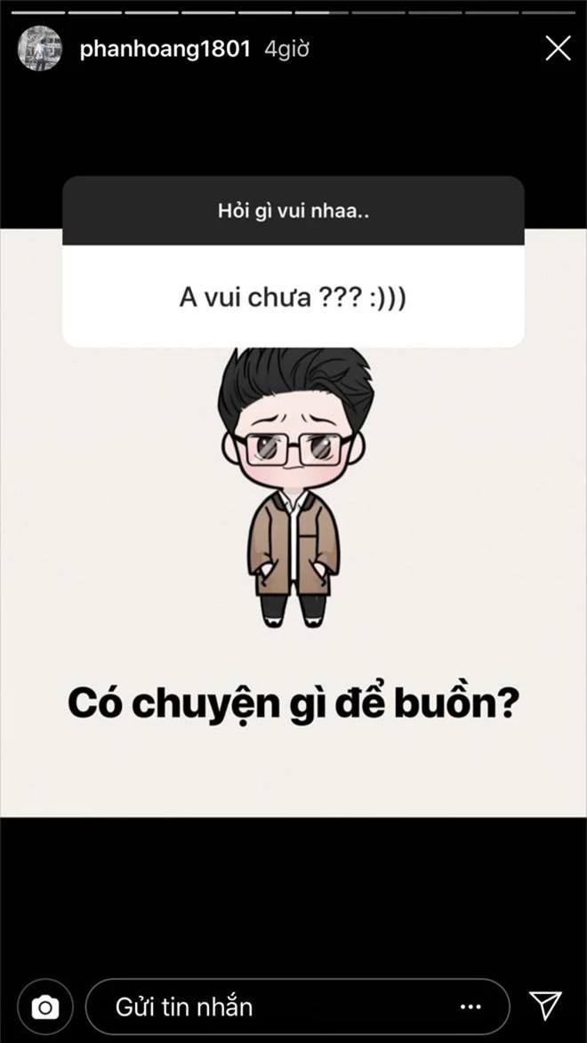 Bị đồn chia tay bạn gái xinh đẹp nên thất tình làm thơ, Phan Hoàng “lật mặt” khi có người hỏi thăm: Có chuyện gì để buồn? - Ảnh 5.