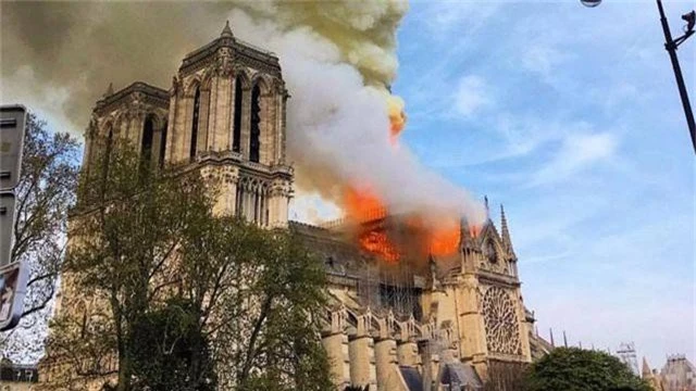 Nghệ sĩ Việt thảng thốt khi hay tin Nhà thờ Đức Bà Paris bốc cháy - 1