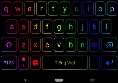 Hướng dẫn cài bàn phím LED RGB trên smartphone Android 