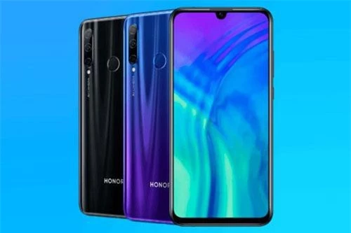 Honor 20i có 3 màu Gradient Blue, Gradient Red và Midnight Black. Phiên bản RAM 4 GB/ROM 128 GB, RAM 6 GB/ROM 64 GB cùng có giá 1.599 Nhân dân tệ (tương đương 5,52 triệu đồng). Giá của phiên bản RAM 6 GB/ROM 128 GB là 1.899 Nhân dân tệ (6,56 triệu đồng). Phiên bản RAM 6 GB/ROM 256 GB có giá 2.199 Nhân dân tệ (7,59 triệu đồng).