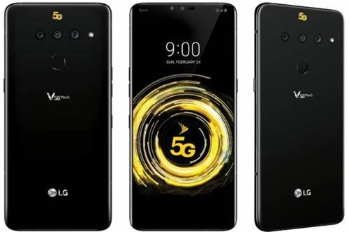 LG V50 ThinQ 5G chỉ có màu đen. Giá bán chưa được hé lộ.