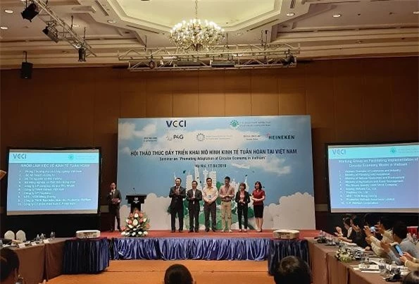 Lễ ra mắt Nhóm làm việc về Hỗ trợ triển khai mô hình kinh tế tuần hoàn tại Việt Nam