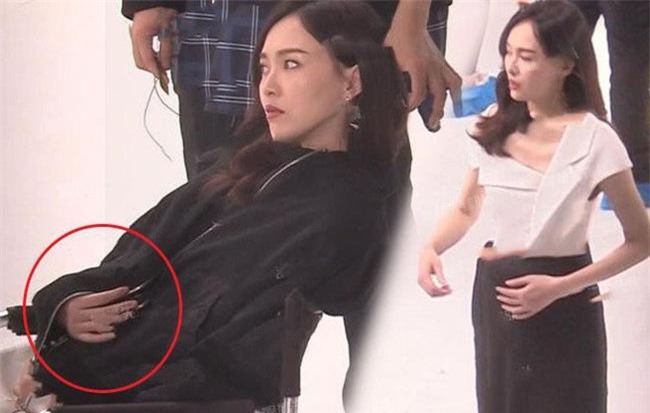 Sau bao vất vả, cuối cùng paparazzi có trong tay hình ảnh vòng 2 lớn của Đường Yên cùng động tác "bất thường"