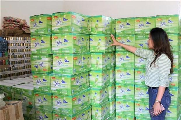 Gia Lai tịch thu hàng nghìn chai nước nha đam vi phạm bản quyền