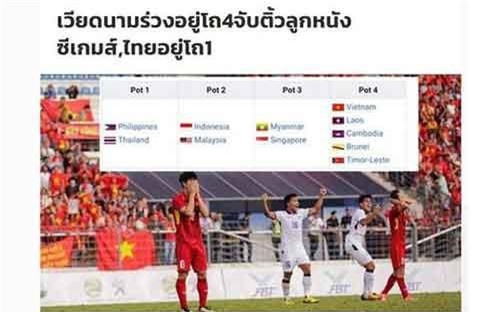 Báo Thái Lan mỉa mai khi U22 Việt Nam “đội sổ” nhóm hạt giống SEA Games