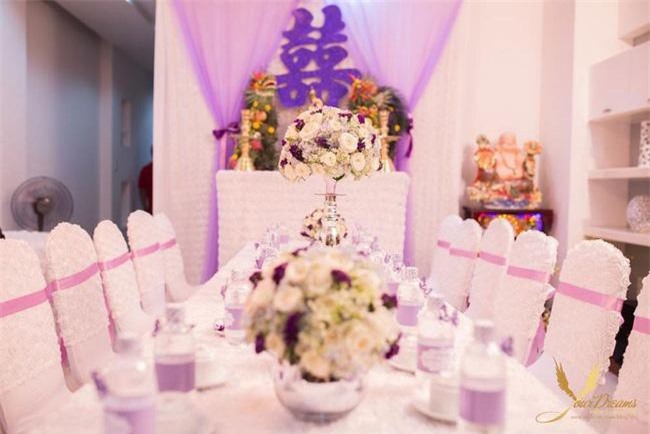 Gợi ý trang trí nhà đám cưới theo tông màu