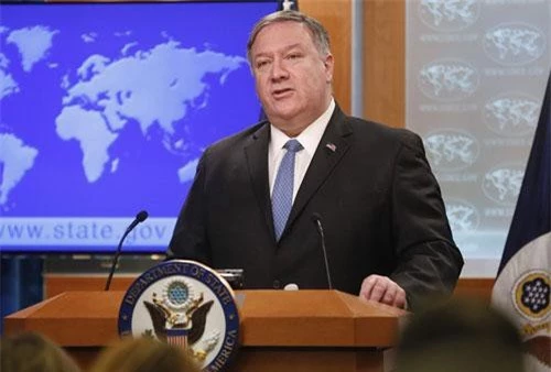 Ngoại trưởng Mỹ Mike Pompeo. (Ảnh: AP).