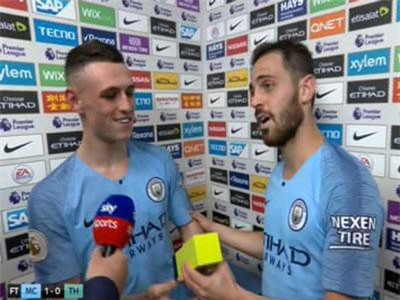 Sao Man City từ chối nhận giải cầu thủ hay nhất trận